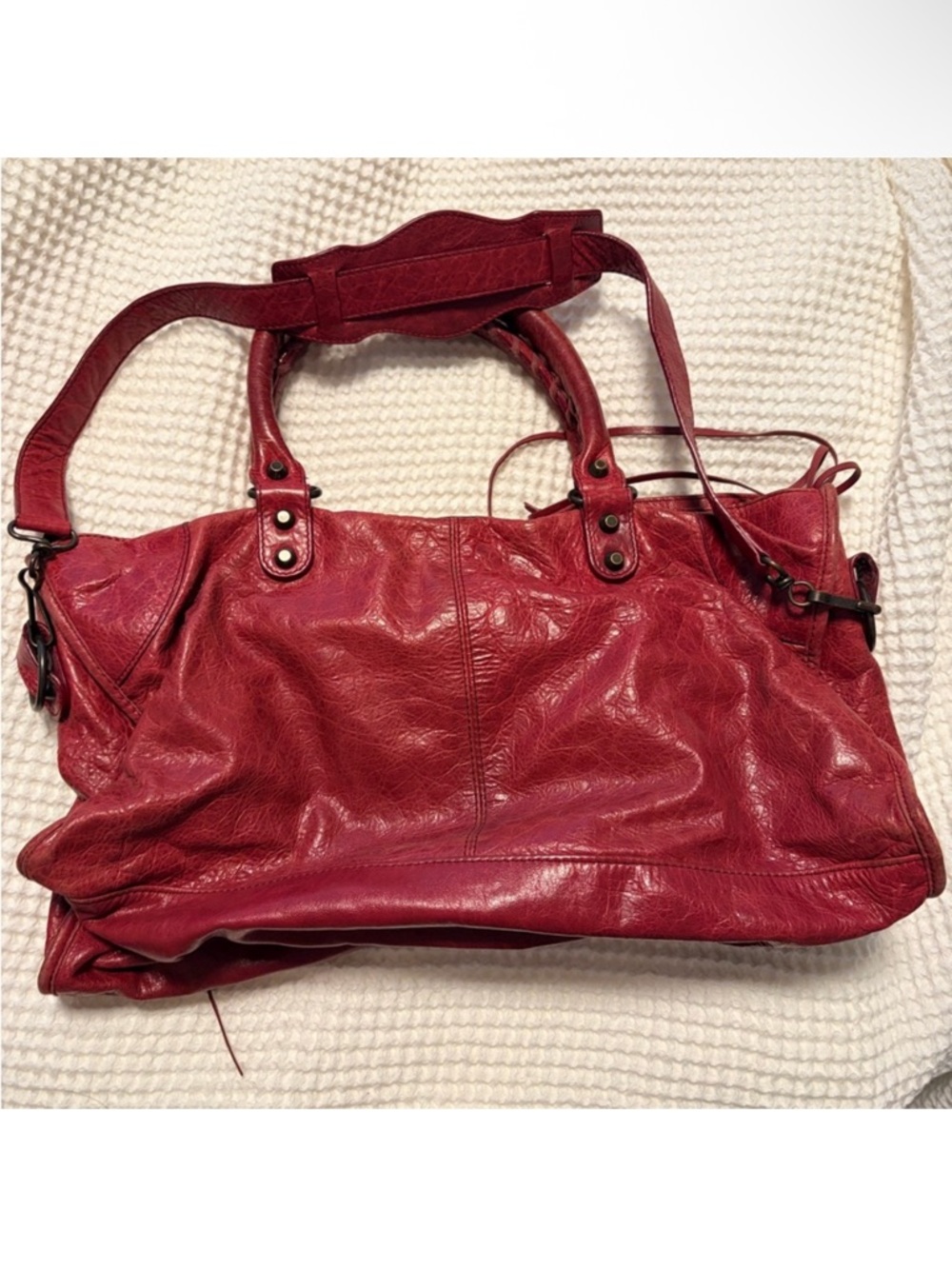 Balanciaga City Bag - Bordeaux - Picture 3 of 9